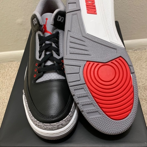 Jordan Retro 3 Black Cement(2024) Size 11 Brand New - Picture 12 of 14